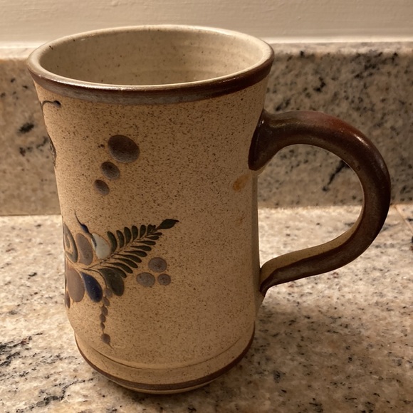 MEXICAN POTTERY DECORATIVE CUP , very pretty - Picture 2 of 7